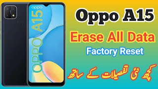 How to Erase all Data Factory Reset Oppo A15 / Oppo A15 Restore Factory Reset / Urdu & Hindi 2026