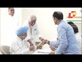 Congress President elections | Former Indian PM Manmohan Singh cast vote