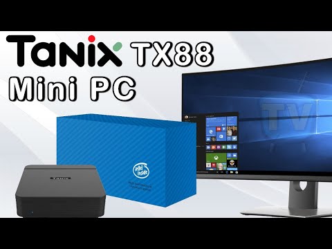 Revisión de Tanix TX88 Intel Windows 10 Mini PC - Arranque dual para Android 9 TV OS Box