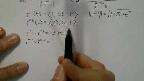 Tangential & normal components of acceleration example