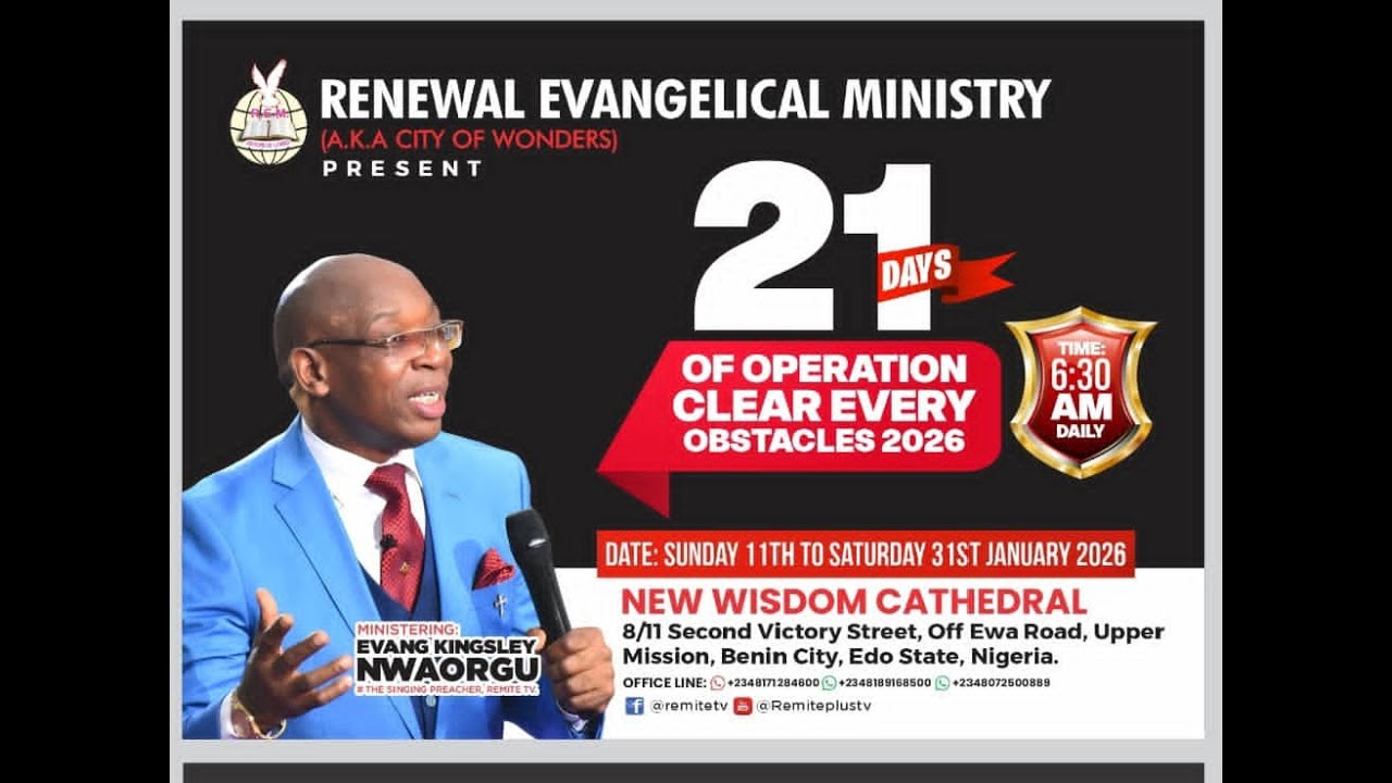 21 DAYS FASTING || DAY 9 || WITH EVANG: KINGSLEY NWAORGU || 19|1|2025