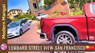 Lombard street California | Adiye Kolluthey Song Shooting Spot | Cars &Bikers | Lombard Street Vlog