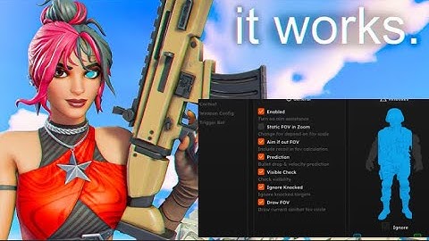 Using CHEATS in FORTNITE Reaload RANKED🏆(Undetected Aimbot & ESP