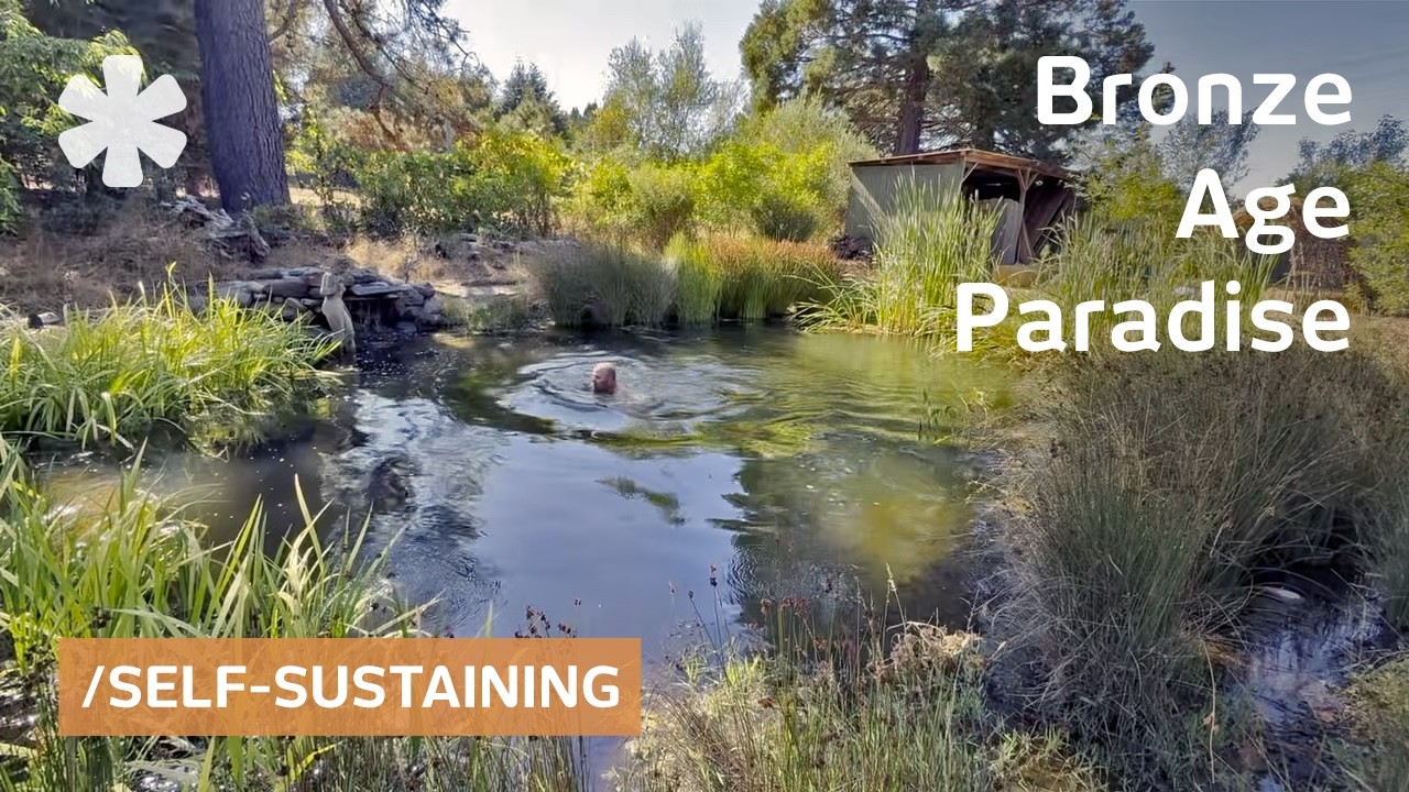 Превращаем пригородный двор в рай бронзового века: круглогодичная еда и природное озеро