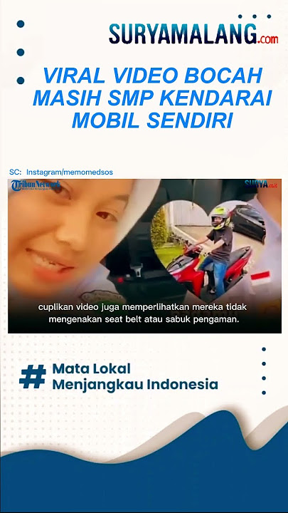 Viral Video Bocah SMP Menyetir Mobil Sendiri #shorts