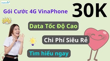 Các Gói Cước 4G VinaPhone 30K: Truy Cập Data Tốc Độ Cao Với Chi Phí Siêu Rẻ