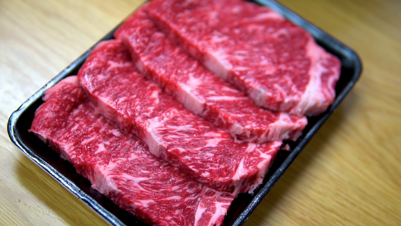 한우등심구이(Grilled Beef Sirloin Korean Style) YouTube