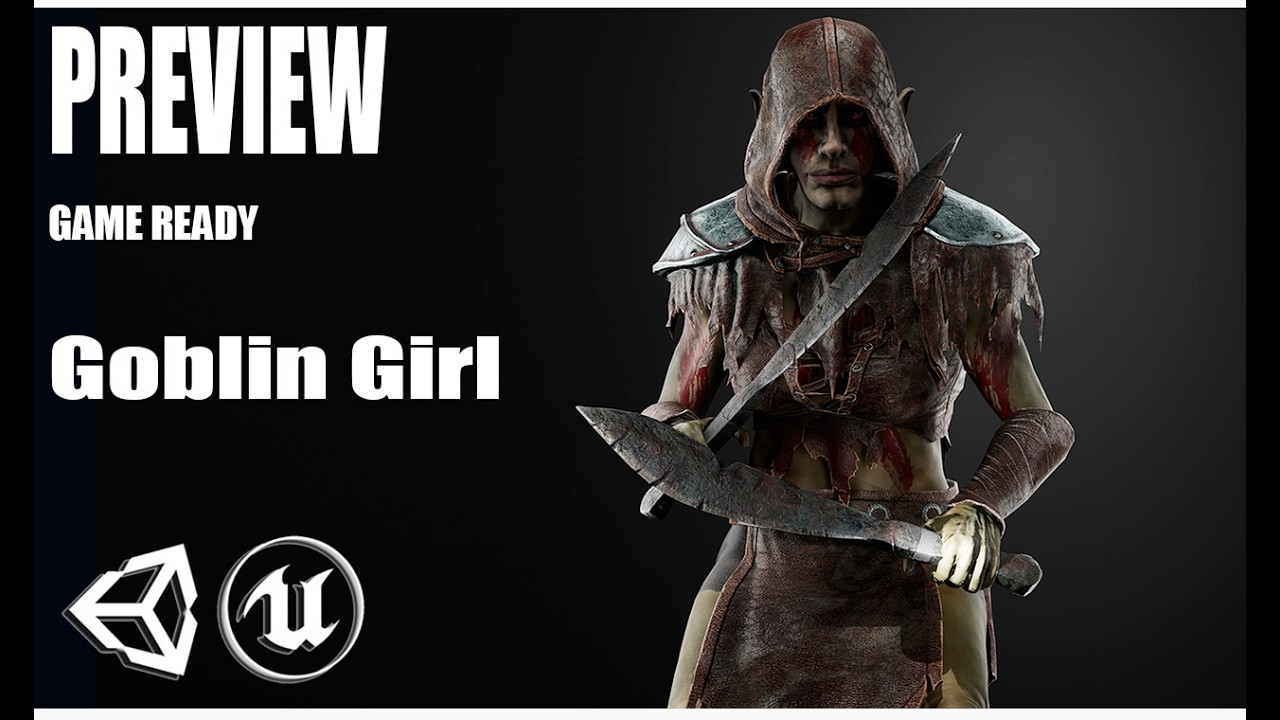 Goblin Girl PREVIEW GAME READY 3D Character