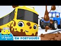 Preso na Lama - Ônibus Buster | Desenhos Animados para Bebe | LBB em Português