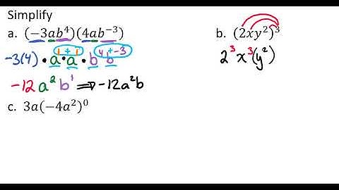 Using Properties of Exponents to Simplify Video