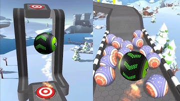 SAME LEVELS GOING BALLS GAME_SPEED RUN_IOS GAMEPLAY _ ANDROID MOBILE GAMES_ ROLLING BALL GAME //