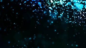 Blue Particles Bokeh Loop Motion - 4K | Video Effects