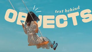Text behind people and objects  ☁️ free aesthetic tutorial (godaddy studio / prequel app) screenshot 2