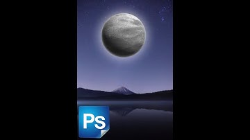 Photoshop 3D Technique. Make your own Moon
