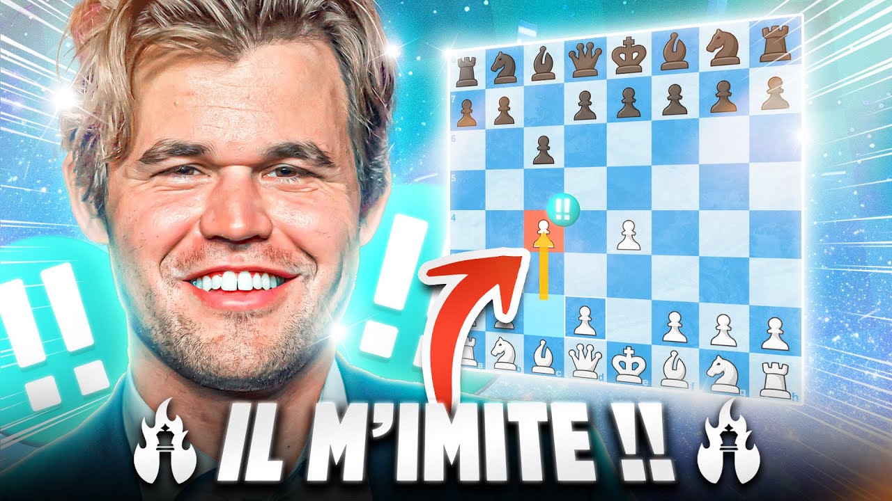 Magnus Carlsen joue mon OUVERTURE contre le CHAMPION du MONDE