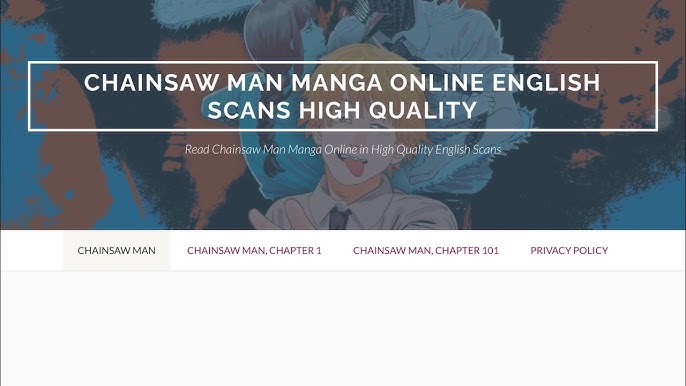 Chainsaw Man Manga Online English in High-Quality