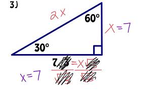 Special Right Triangle Notes