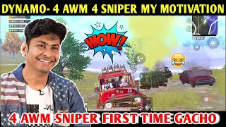 DYNAMO - 4 AWM 4 SNIPER MY MOTIVATION | PUBG MOBILE | BEST OF BEST