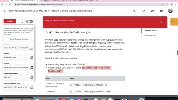 [2022] Perform Foundational Data, ML, and AI Tasks in Google Cloud- Challenge Lab 2022