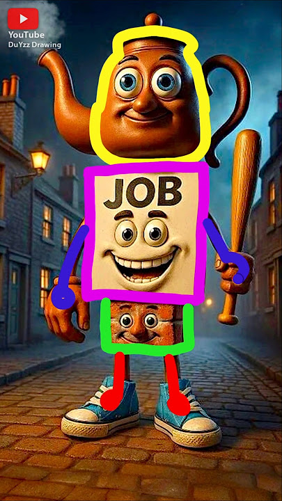 Drawing Los Tung Tung Ta Ta Ti Ti Job Sahur #art #shorts #drawing