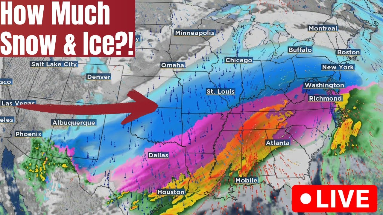 🔴WATCH LIVE: TIMING And TOTALS For Major Weekend Winter Storm - YouTube