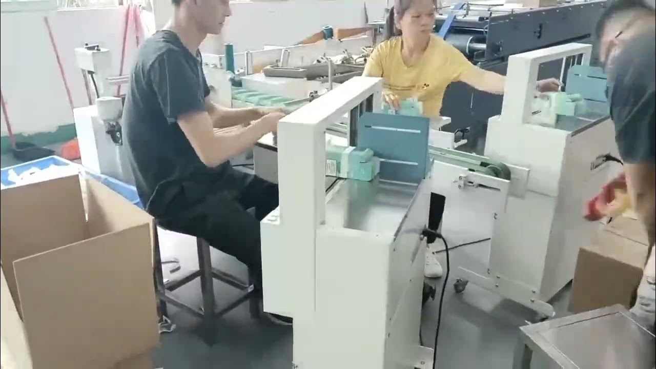 Paper tape strapping machine纸带捆扎机 YouTube