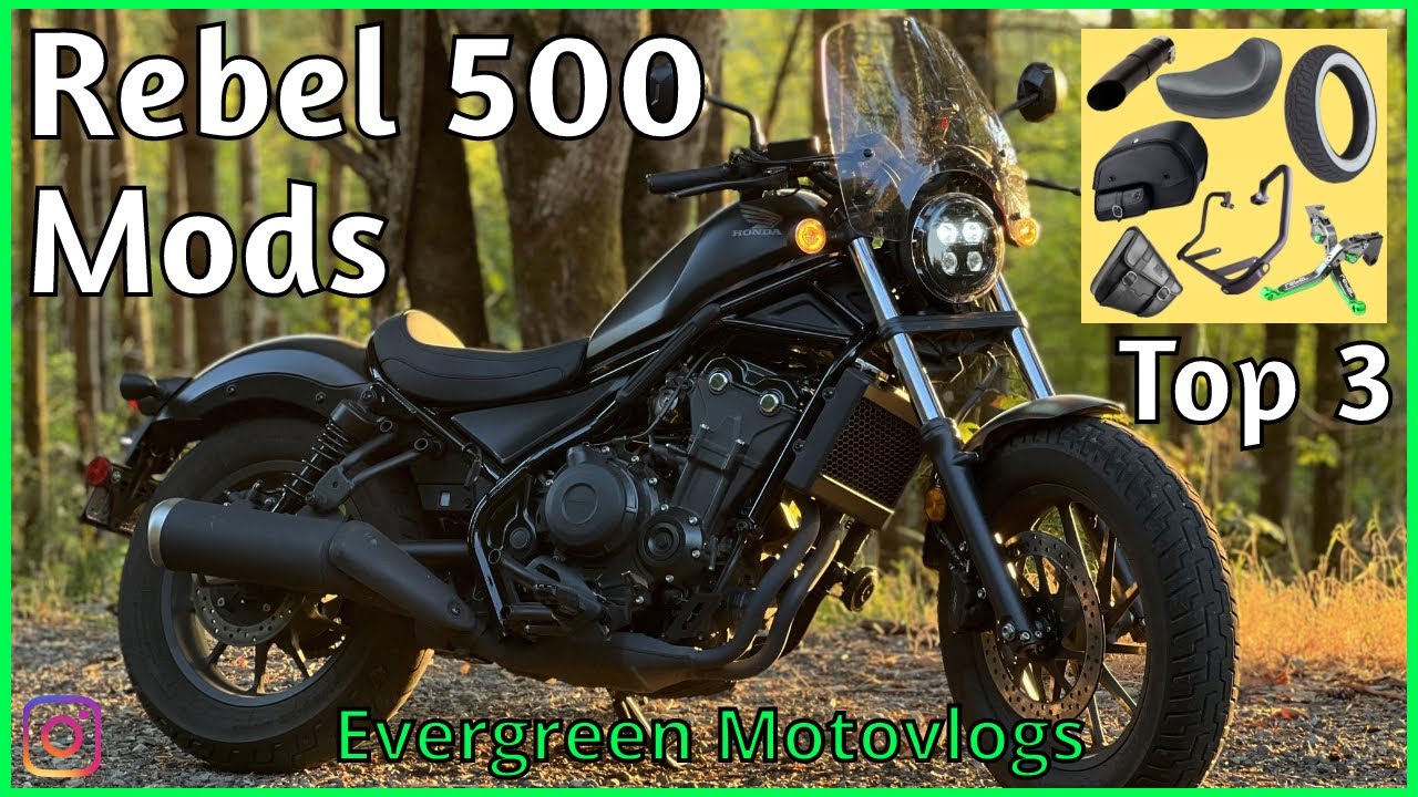 Honda Rebel 500 Mods - Next Plans For My Motorcycle - YouTube