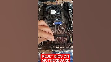 Reset BIOS on motherboard in fastest way