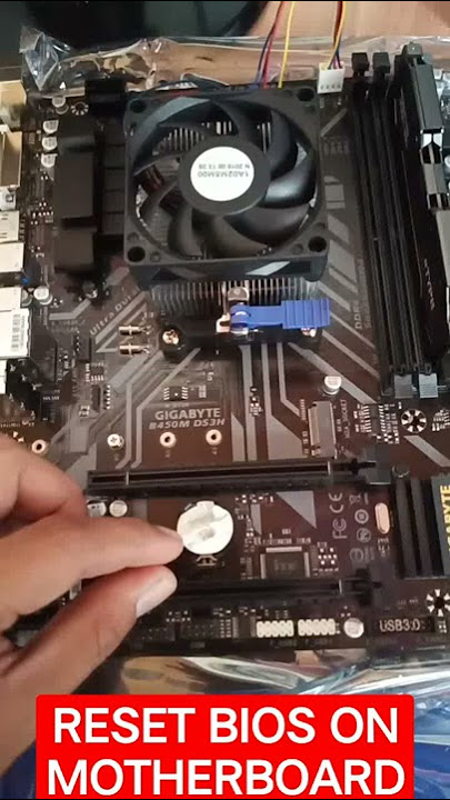 Reset BIOS on motherboard in fastest way