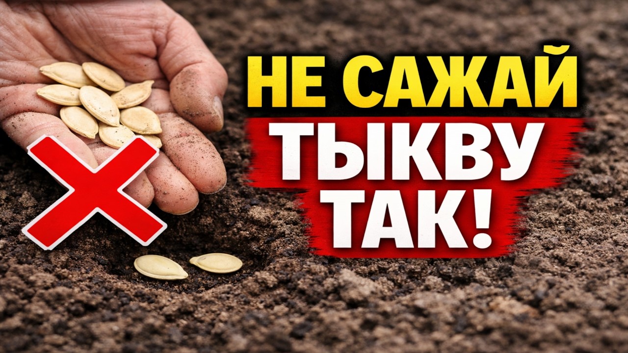 ПОСАДИЛ ТЫКВУ ТАК? Пожалеешь на 100%! Секрет фермеров, который УТРАИВАЕТ урожай.