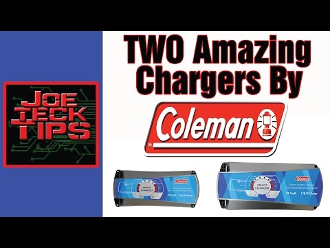 Coleman 12V 1//4//6 Amp Smart Battery Charger With Reconditioning Function 60134