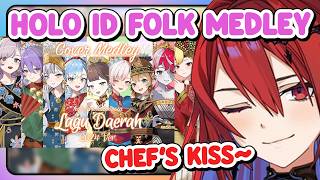 Elizabeth Praises The Holo Id Girls For Their Indonesian Folk  Medley holo En