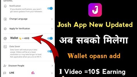 Josh app New update 202220/ 22 |Josh App Earning kaise kare|Josh App Se paise Kaise kamaye |Josh App