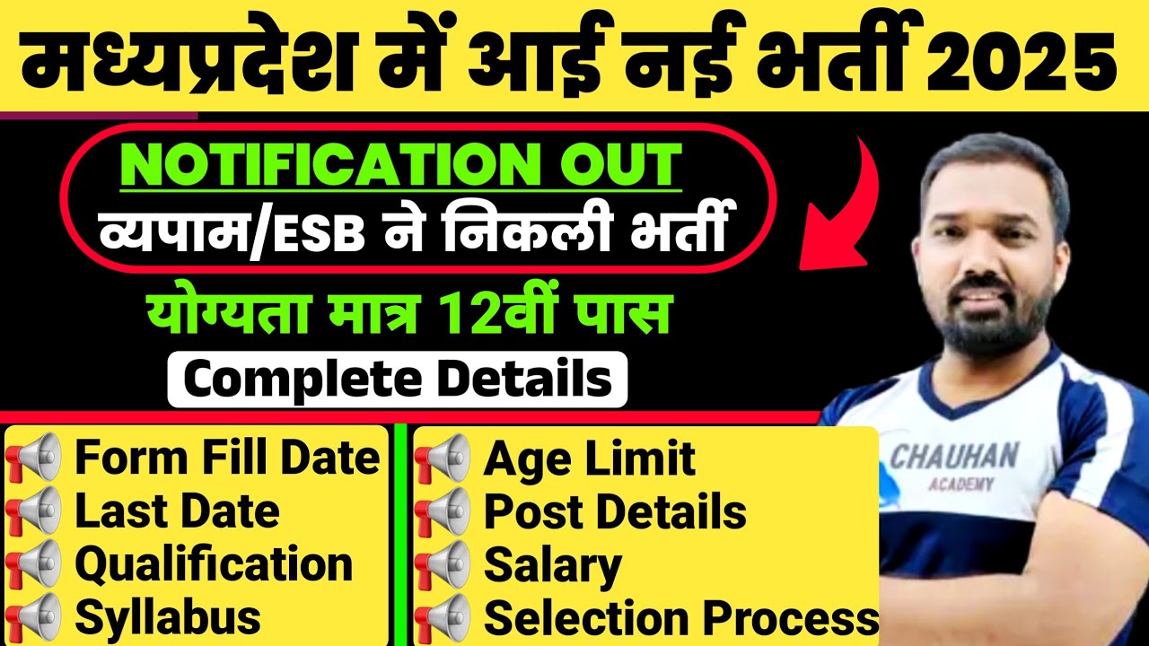 Mp New Vacancy 2025 | Mp Govt Vacancy 2025 | Mp Vacancy 2025 | Mp Group 5 | Mp Paramedical Staff