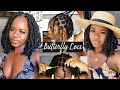 BUTTERFLY LOCS FOR VACATION 2021!! | FAST & EASY CROCHET METHOD!