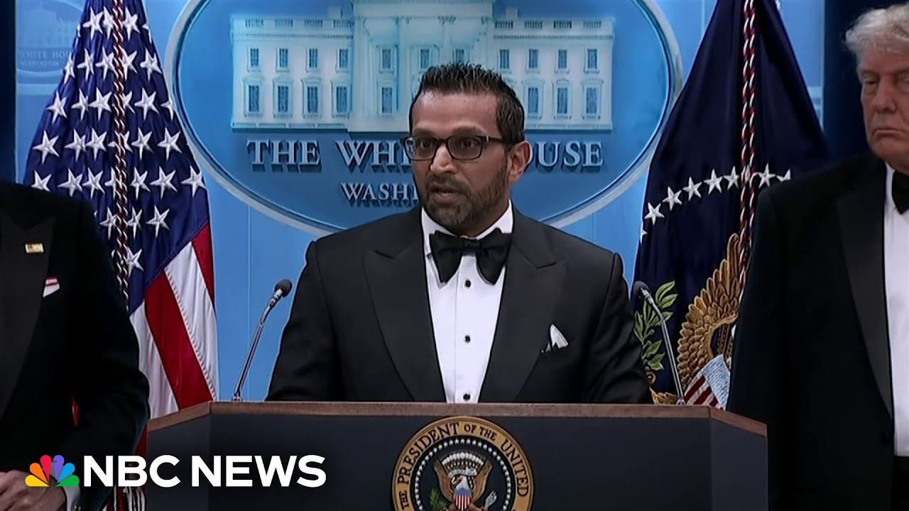 FBI Director Kash Patel says witness interviews are being conducted after shooting