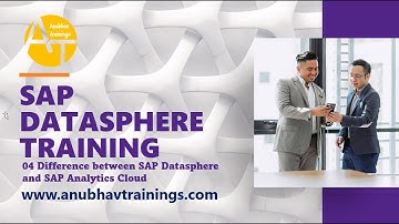 04 Difference between Datasphere and SAP Analytics Cloud |  SAP DataSphere vs. SAP Analytics Cloud