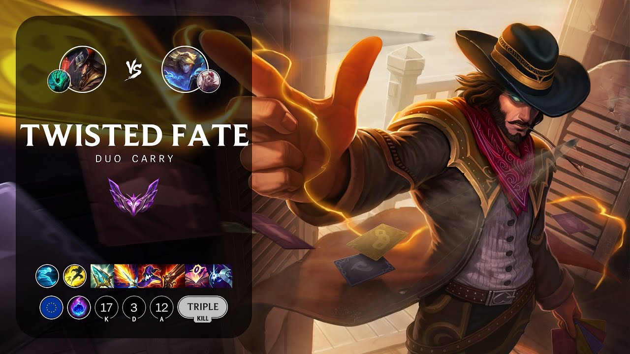 Twisted Fate ADC vs Ezreal - EUW Master Patch 13.15