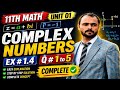 11th Class Math 2026|Unit#01|COMPLEX NUMBERS|EX#1.4|Q#1 to 5|COMPLETE|Lec#9|1st Year Math|Prof.Ejaz|