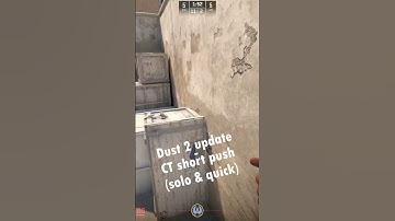 CS2 Dust 2 solo short push after update #shorts  #cs2 #counterstrike #gaming