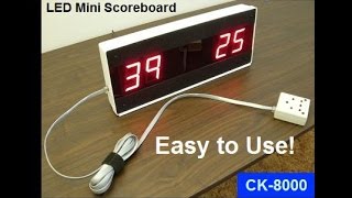 CK-8000 Portable LED Mini Scoreboard Score Keeper : Electronics USA screenshot 1