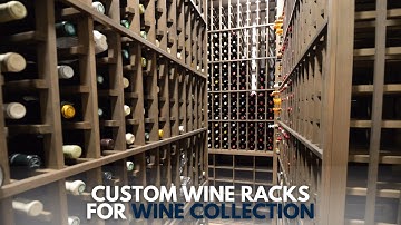 Custom Wine Racks for a Very Large Home Wine Collection