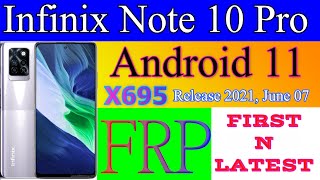 Infinix Note 10 Pro X695 Android 11 Frp Unlock Done by Cell Solutions