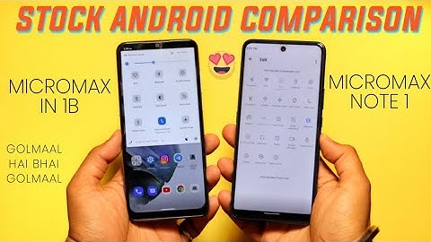 Micromax IN Note 1 vs Micromax IN 1b: Stock Android Comparison | Ye to Ulta ho giya!!