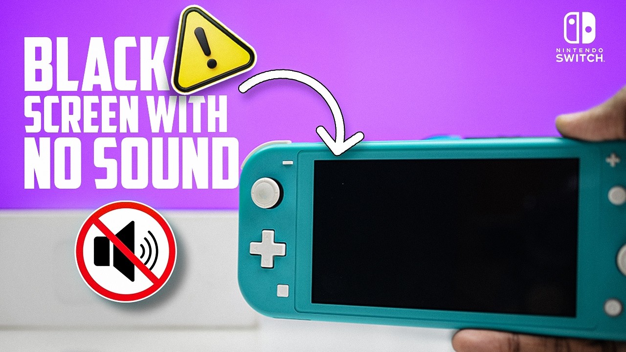 Switch Lite Black Screen With Sound? Checkout This NIntendo Hack