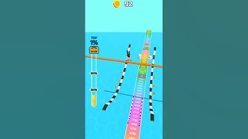 level 6 in stunt rails #shorts