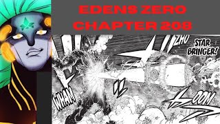 Edens Zero Chapter 208 review. Deadend Crow met his dead end.
