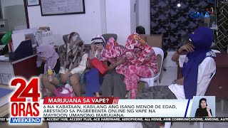 6 na kabataan, kabilang ang  isang menor de edad, arestado  sa pagbebenta... | 24 Oras Weekend