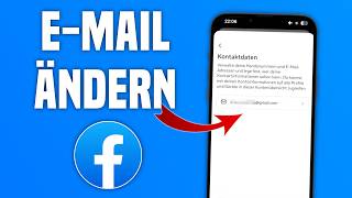 Facebook E-Mail Adresse ändern (ganz einfach) | Anleitung