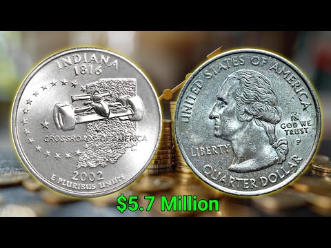 2002 Indiana State Quarter Worth $5.7 Million? | Rare Error Coin